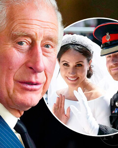 Помнит о бунтарях: поклонники заметили на журнальном столике короля Карла III портрет принца Гарри и Меган Маркл