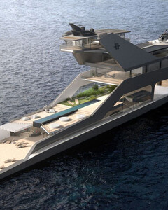 Lamborghini показала мегаяхту в стиле дизайна своего гиперкара