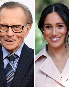 Ларри Кинг взял интервью у Меган Маркл за два года до её свадьбы с принцем Гарри