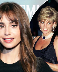 Лили Коллинз вспомнила, как однажды выхватила букет у принцессы Дианы