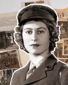 Лот 76: фотографии королевы Елизаветы II, чинящей автомобиль во время второй мировой войны, выставлены на аукцион