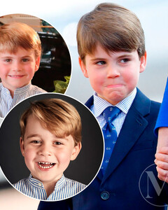 Принц Луи носит одежду, доставшуюся ему от принца Джорджа