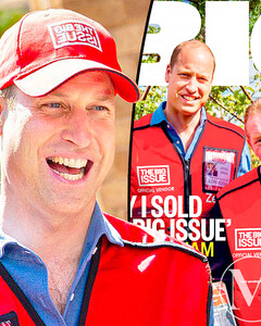 В честь своего 40-летия принц Уильям стал героем спецвыпуска социального журнала The Big Issue