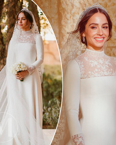 Божественное свадебное платье принцессы Иордании Иман покорило всех ценителей классики