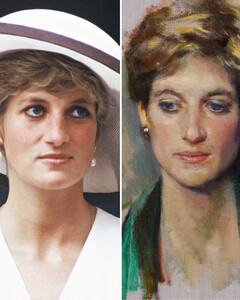 За минуту до развода с Чарльзом: Редкий портрет принцессы Дианы стал главным лотом аукциона Sotheby's