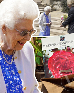 Елизавета II посадила розу в честь столетия её покойного мужа принца Филиппа