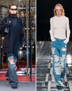 Рваные джинсы снова возвращаются в моду!