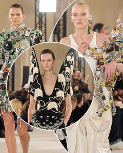 Память о далёком детстве и «Чужой»: какой вышла весенняя кутюрная коллекция Schiaparelli?