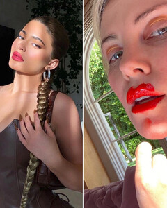 Шарлиз Терон троллит Кайли Дженнер макияжем от своих детей