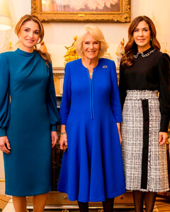 Королева-консорт Камилла Паркер-Боулз, королева Рания и кронпринцесса Мэри объединились для проекта «16 дней активности»