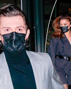 Рубашка с плеча бойфренда: Зендея и Том Холланд появились вместе на премьере фильма «Анчартед: На картах не значится»