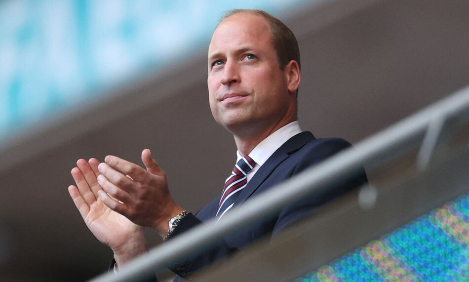 Герцог Кембриджский, принц Уильям Уэмбли 2021 год.