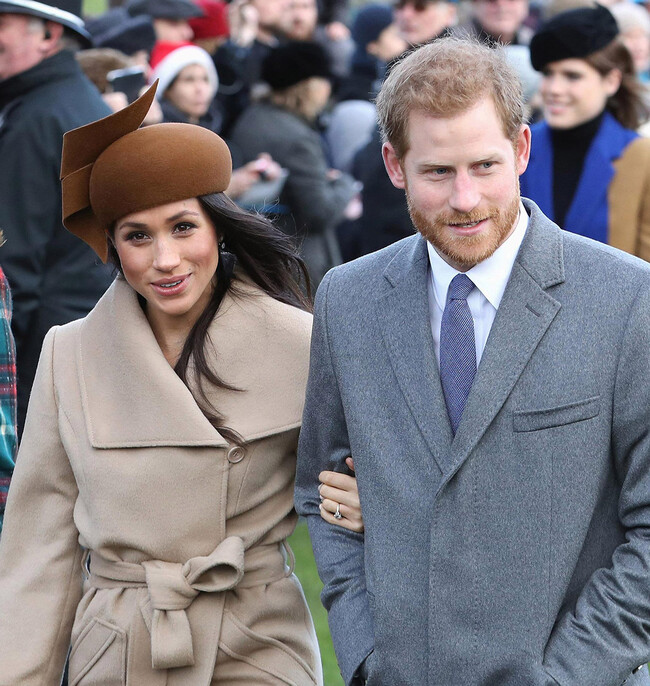 Принц Гарри и Меган Маркл день благодарения