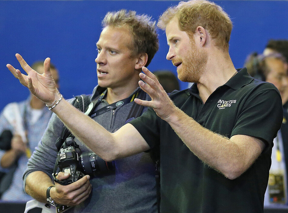 Крис Джексон и принц Гарри