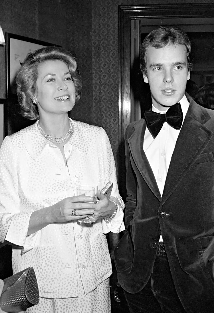 Принцесса Грейс и принц Альберт в Париже в 1978 году