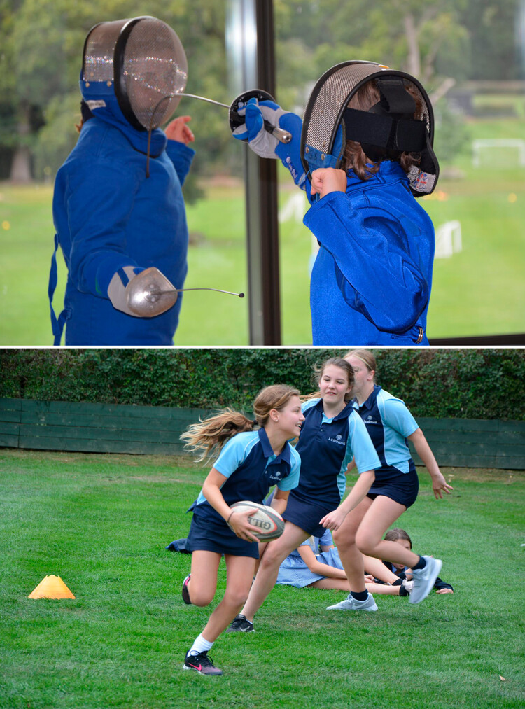 Частное учебное заведение Ламбрук в Беркшире предлагает своим ученикам многочисленные спортивные кружки и секции по фехтованию, гольфу, теннису, футболу и многим другим видам спорта