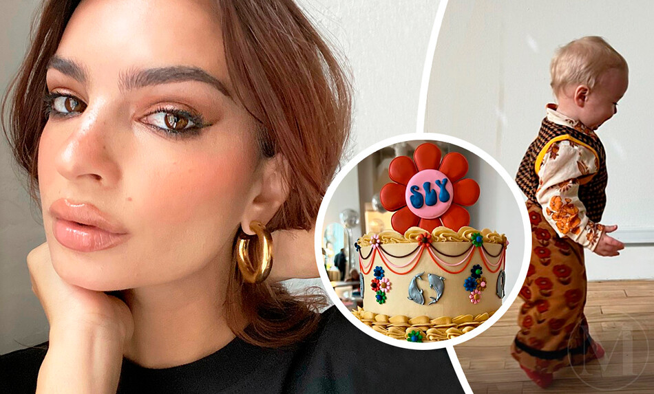 Эмили Ратаковски празднует первый день рождения Сильвестра Аполло