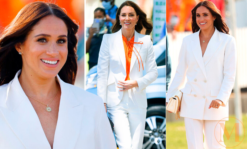 Белые близнецы: Меган Маркл позаимствовала модный образ Кейт Миддлтон во время открытия Invictus Games