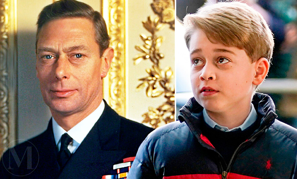 Гены беру своё: принца Джорджа сравнили с прапрадедом королём Георгом VI