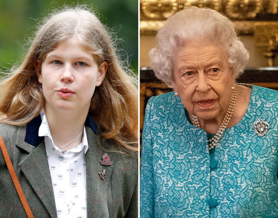Леди Луиза навестила Елизавету II