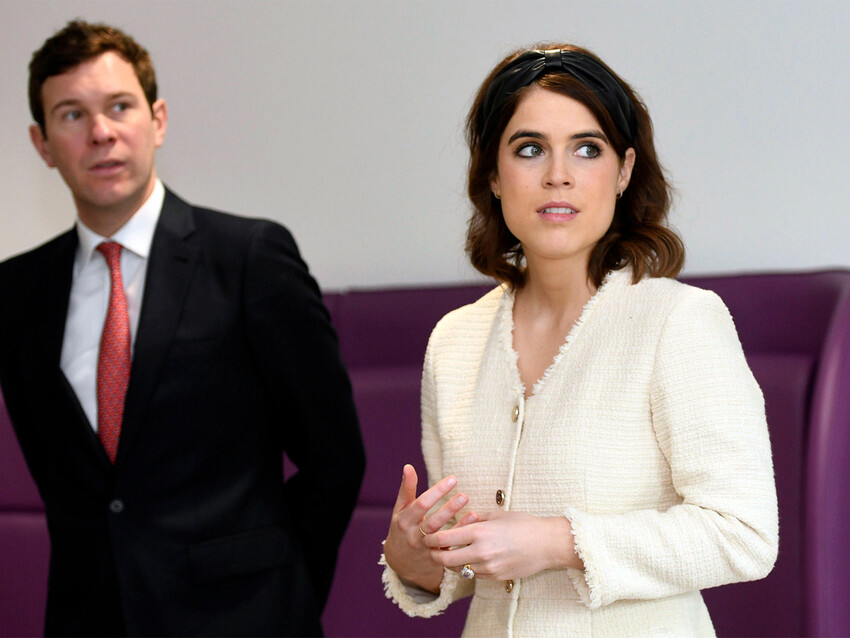 Принцесса Евгения с мужем Джеком Бруксбэнком