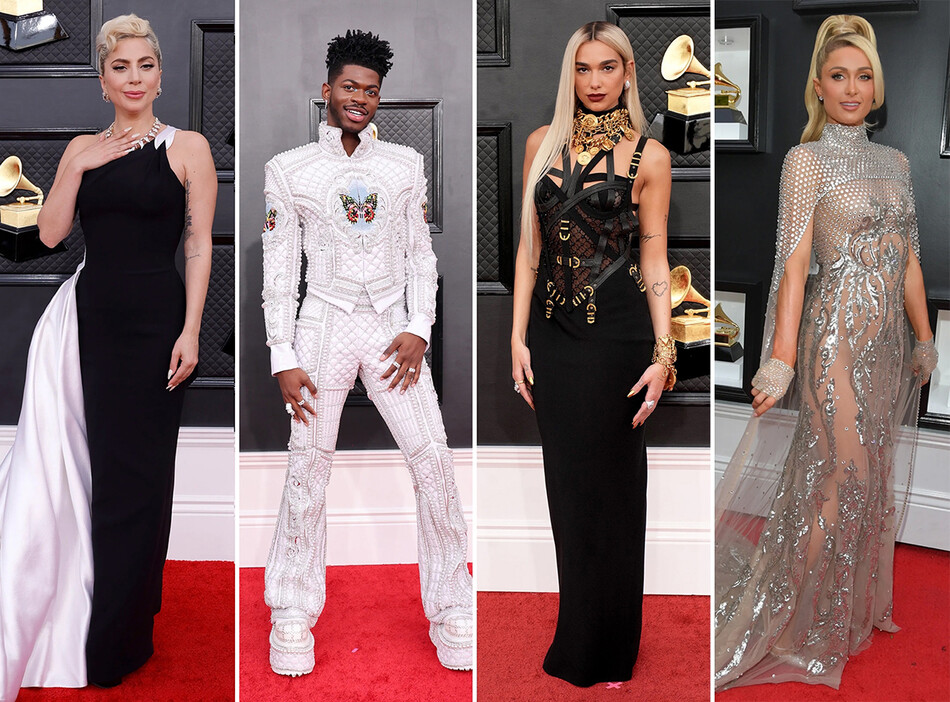 Красная дорожка премии «Грэмми-2022»: лучшие образы звёзд