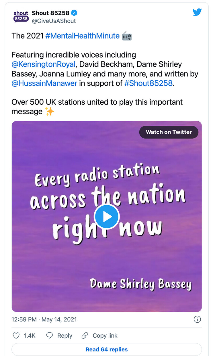 Запись экстренного обращения герцогов Кембриджских, принца Уильяма и Кейт Миддлтон к нации, 14 мая 2022, Twitter