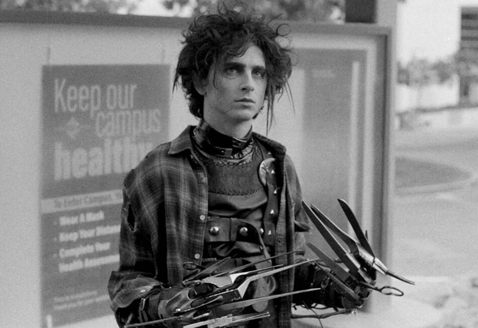 Тимоти Шаламе Эдвард Руки-ножницы