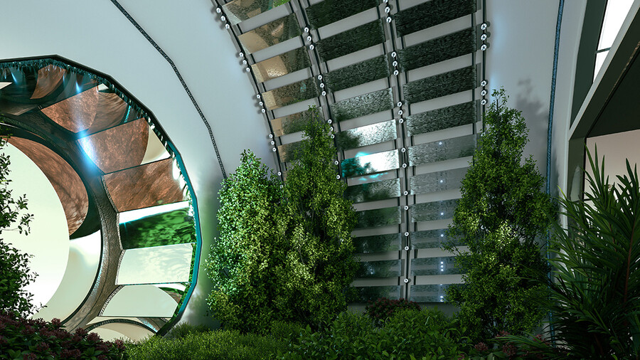 Архитектура будущего первое поселение на Марсе от ABIBOO studio