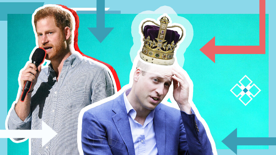 Уильям и Гарри два принца два совершенно разных подхода к счастью