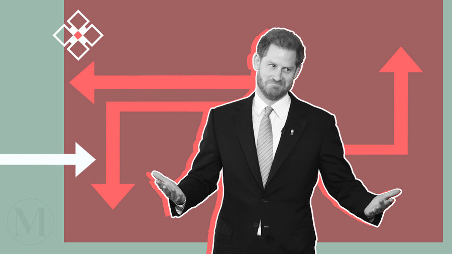 Принц Гарри не может сделать выбор