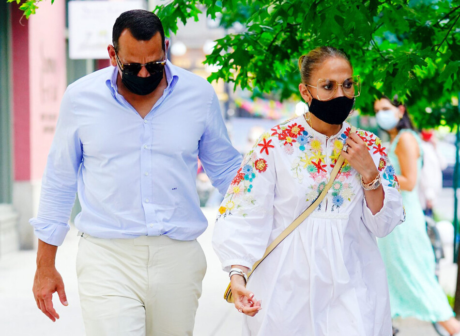 Дженнифер Лопес и Алекс Родригес свидание