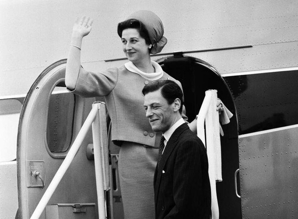 Принцесса Александра с мужем Ангусом Огилви