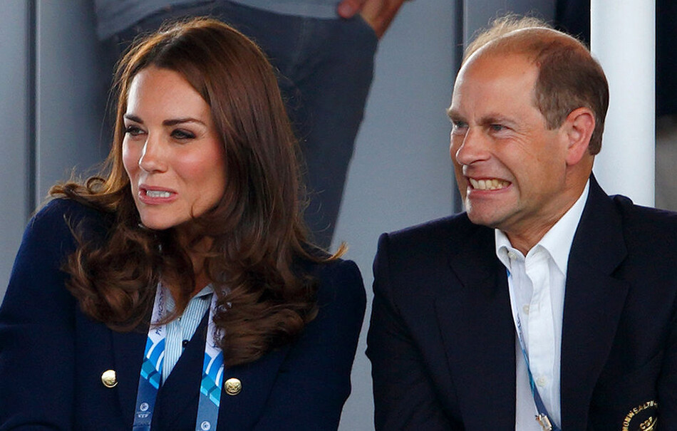 Кейт Миддлтон и принц Эдвард