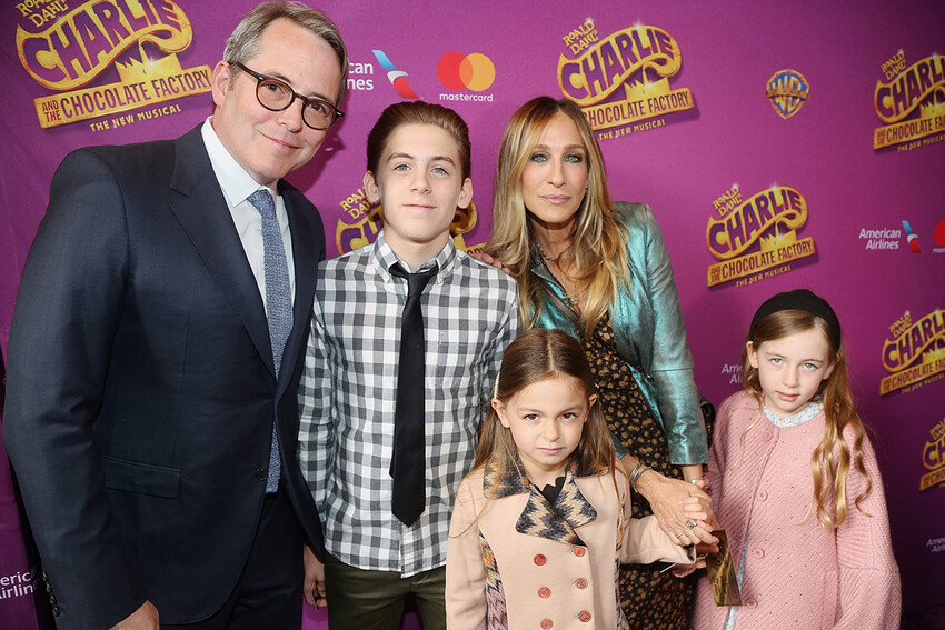 Сара Джессика Паркер с семьей