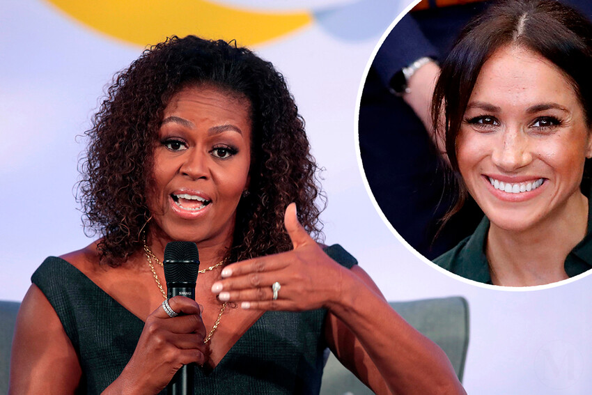 Мишель Обама и Меган Маркл саммит по гендерному равенству