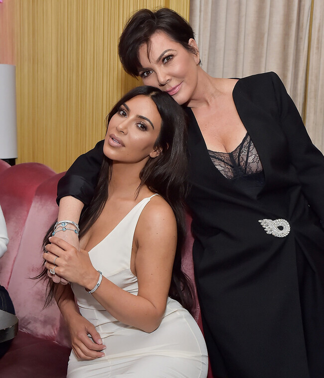 Крис Дженнер и Ким Кардашьян