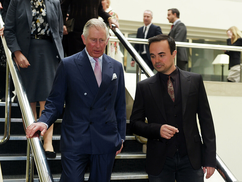 Принц Чарльз и Евгений Лебедев