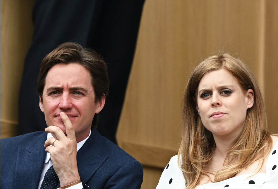 Принцесса Беатрис с мужем Эдоардо Мапелли-Моцци на Уимблдоне