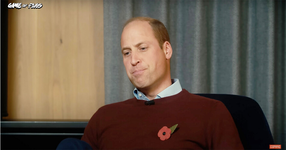 Принц Уильям рассказал о своих переживаниях, связанных с прошлыми неудачами сборной Англии по футболу, 7 ноября 2022 г.