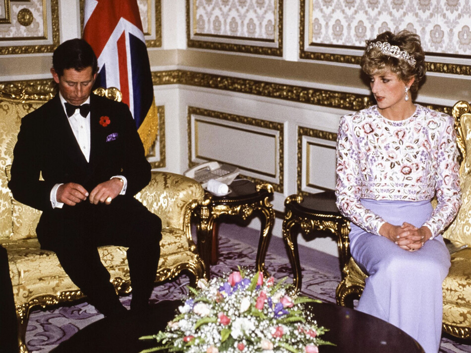 Принц Чарльз и принцесса Дина