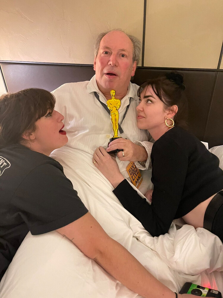 Ханс Циммер с дочерьми Зои и Бригиттой