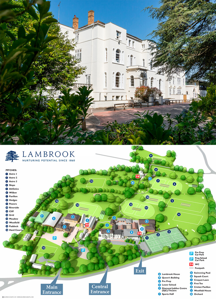 Новая частная школа Кембриджских детей Ламбрук в Беркшире