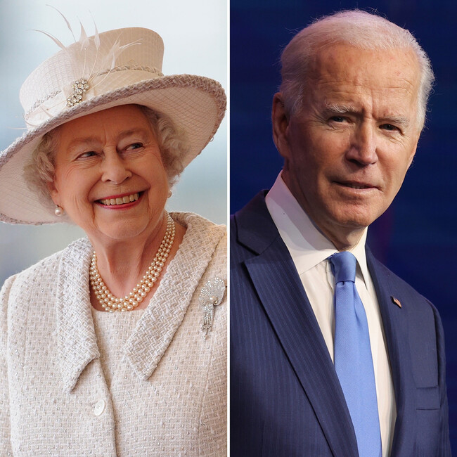 Елизавета II и Джо Байден