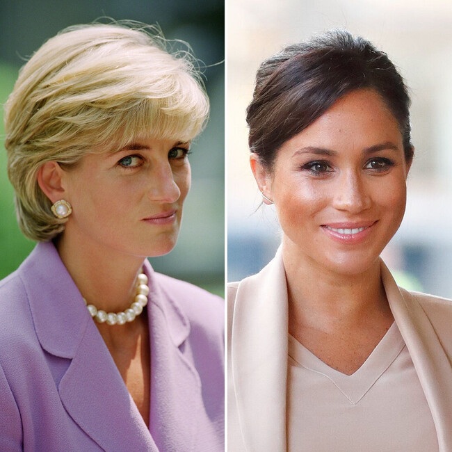 Меган Маркл копирует стиль принцессы Дианы
