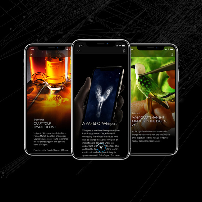 Rolls-Royce создал мобильное приложение Whispers только для владельцев авто бренда