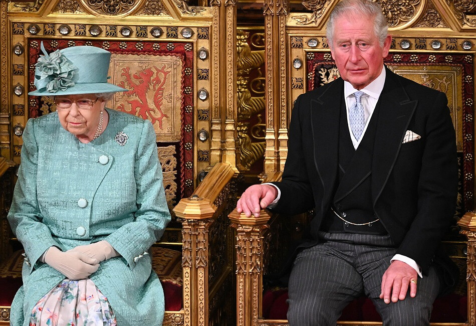 Елизавета II и принц Чарльз
