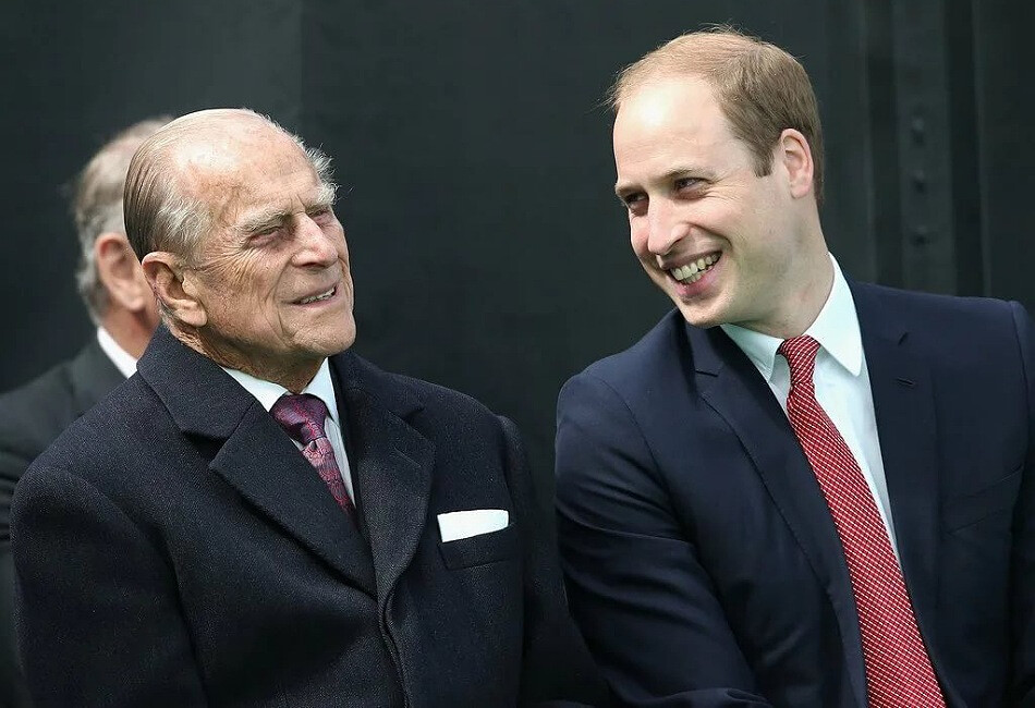 Принц Филипп и принц Уильям