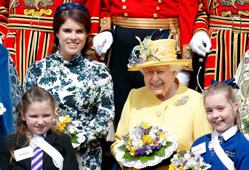 Принцесса Евгения и Елизавета II