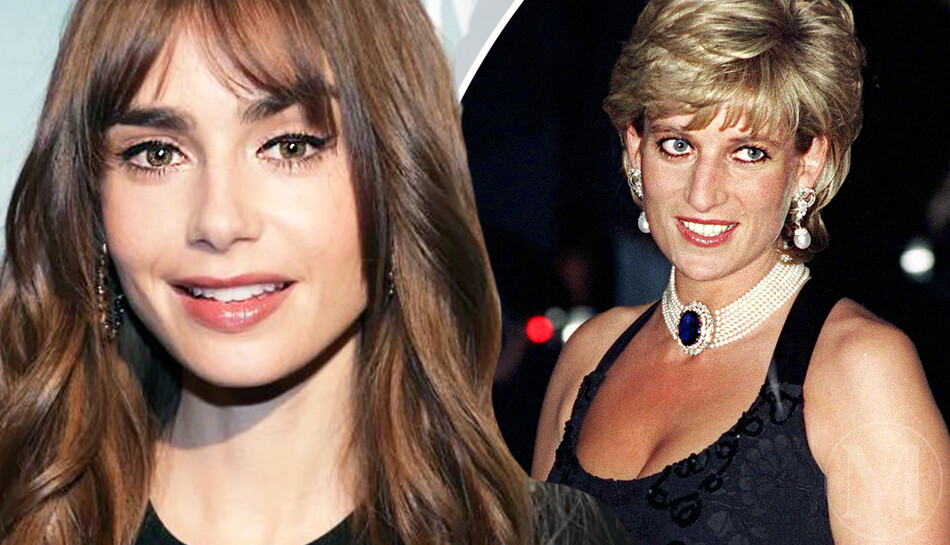 Лили Коллинз вспомнила, как однажды выхватила букет у принцессы Дианы